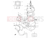 SUZUKI RM80 L (1990) (E03,E28,E33) 1B - CYLINDER (MODEL L)