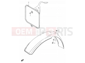 SUZUKI RM80 V (1997) (E24) 22 - FRONT FENDER