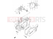 SUZUKI RM80 X (1999) (E24) 4 - CRANKCASE COVER- WATER PUMP
