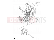 SUZUKI RM80 X (1999) (E24) 30 - FRONT WHEEL