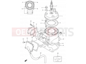 SUZUKI RM80 T (1996) (E03,E28,E33) 1 - CYLINDER