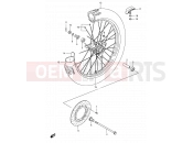 SUZUKI RM80 T (1996) (E03,E28,E33) 30 - FRONT WHEEL
