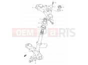 SUZUKI RM80 V (1997) (E03,E28,E33) 29 - STEERING STEM