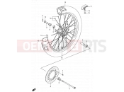 SUZUKI RM80 Y (2000) 30 - FRONT WHEEL