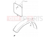 SUZUKI RM80 K1 (2001) 22 - FRONT FENDER