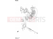 45 - REAR WHEEL (RM85LL2 P19) - Suzuki RM85 L2 (2012)
