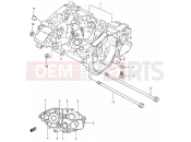 2 - CRANKCASE - Suzuki RMX50 X (1999)