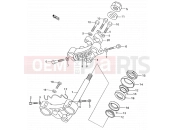 29 - STEERING STEM - Suzuki RMX50 X (1999)