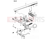 SUZUKI RV50 X (1999) 34 - STAND - FOOTREST