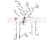 SUZUKI RV50 D (1983) 44 - HANDLEBAR - CABLE