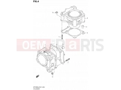 4 - CYLINDER - Suzuki SFV650A L2 (2012) Gladius (E21)