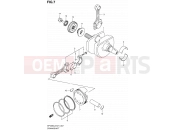 7 - CRANKSHAFT - Suzuki SFV650A L2 (2012) Gladius (E21)