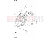 44 - HEADLAMP (SFV650L2 E24) - Suzuki SFV650A L2 (2012) Gladius (E21)