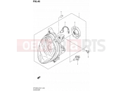 45 - HEADLAMP (SFV650UL2 E21) - Suzuki SFV650A L2 (2012) Gladius (E21)