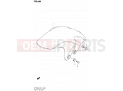 88 - FRONT FENDER - Suzuki SFV650A L2 (2012) Gladius (E21)