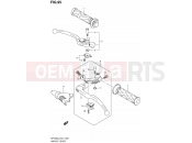 95 - HANDLE LEVER - Suzuki SFV650A L2 (2012) Gladius (E21)