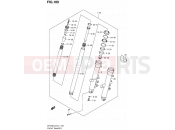 109 - FRONT DAMPER (SFV650L2 E21) - Suzuki SFV650A L2 (2012) Gladius (E21)