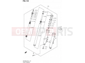 110 - FRONT DAMPER (SFV650L2 E24) - Suzuki SFV650A L2 (2012) Gladius (E21)