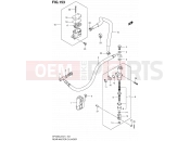 153 - REAR MASTER CYLINDER (SFV650UL2 E24) - Suzuki SFV650A L2 (2012) Gladius (E21)