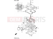 SUZUKI SFV650A L5 (2015) Gladius (E21) 105A - CYLINDER HEAD (REAR)