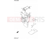 SUZUKI SFV650A L5 (2015) Gladius (E21) 405A - BATTERY HOLDER (SFV650L5 E21)