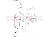 SUZUKI SFV650A L5 (2015) Gladius (E21) 462A - HANDLEBAR