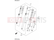 SUZUKI SFV650A L5 (2015) Gladius (E21) 521C - FRONT FORK DAMPER (SFV650UL5 E21)