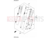 SUZUKI SFV650A L5 (2015) Gladius (E21) 521D - FRONT FORK DAMPER (SFV650UAL5 E21)