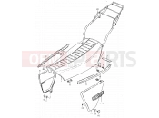 SUZUKI SP400 T (1996) 46 - SEAT - FRAME COVER