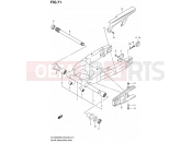 SUZUKI SV1000S K6 (2006) (E03) 71 - REAR SWINGING ARM