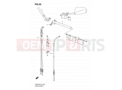 SUZUKI SV650S K8 (2008) (E24) 55 - HANDLEBAR (WITH COWLING)