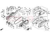 HONDA FJS600DB SILVER WING 2011 E-12 SWING ARM
