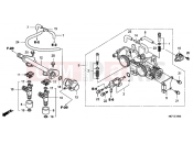 HONDA FJS600DB SILVER WING 2011 E-19 THROTTLE HOUSING