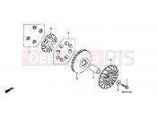 HONDA FJS400D9 SILVER WING 400 2009 E-13 DRIVE FRONT