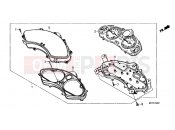 HONDA FJS400D9 SILVER WING 400 2009 F-2-1 SPEEDOMETER (FJS400D9 / FJS400A)