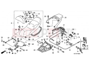 HONDA FJS400D9 SILVER WING 400 2009 F-19 SEAT