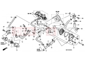 HONDA FJS400A9 SILVER WING 400 ABS 2009 E-6 VÍZSZIVATTYÚ