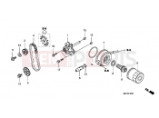 HONDA FJS400A9 SILVER WING 400 ABS 2009 E-10 OIL PUMP