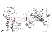 HONDA FJS400A9 SILVER WING 400 ABS 2009 E-19 THROTTLE HOUSING