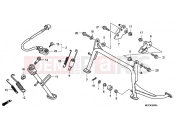 HONDA FJS400A9 SILVER WING 400 ABS 2009 F-25 SUPPORT