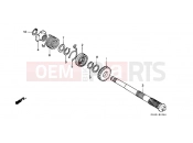 HONDA ST70R DAX 1994 E-15 PROMOTION AXLE