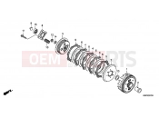 HONDA CBF150MC CBF150M 2012 E-7 CLUTCH