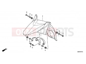 HONDA CBF150MC CBF150M 2012 F-7 FRONT FENDER
