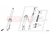 HONDA CBF150MC CBF150M 2012 F-8 FRONT FORK