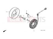 HONDA CB1300A5 CB1300 2005 E-10 GENERATOR