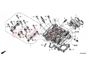 HONDA CB500XAE CB500X ABS 2014 E-2 CYLINDER HEAD