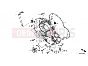 HONDA CB500XAE CB500X ABS 2014 E-6 RIGHT CRANKSHAFT COVER