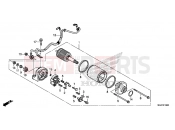 HONDA CB500XAE CB500X ABS 2014 E-13 STARTER ENGINE