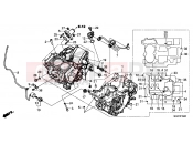 HONDA CB500XAE CB500X ABS 2014 E-15 CRANKSHAFT