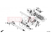 HONDA CB500XAE CB500X ABS 2014 E-19 TRANSMISSION DRUM